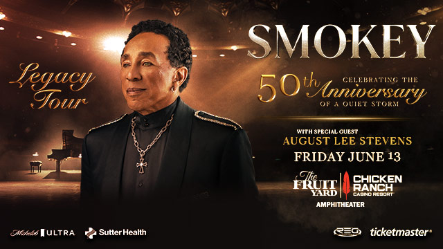 SMOKEY ROBINSON AT THE FRUIT YARD